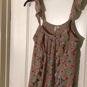 Lauren Conrad sleeveless dressy top